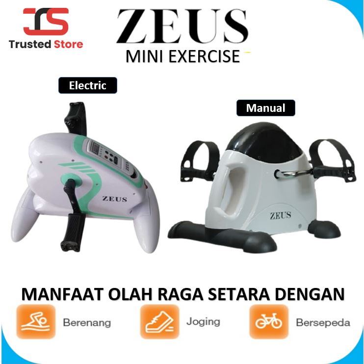 Zeus Mini Bike Exercise Sepeda Terapi Statis Zeus Static