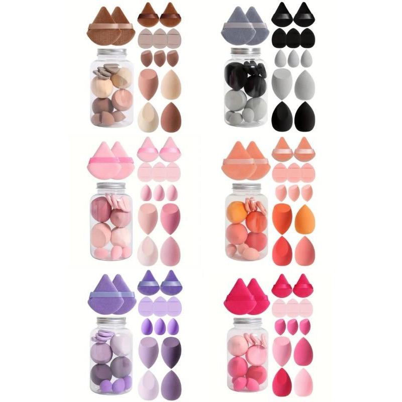 HARGA 1 SET TOPLES SPONGE SPON SPONS BEAUTY BLENDER AN GUO ER BABY SKIN BLENDER AGE 0-186