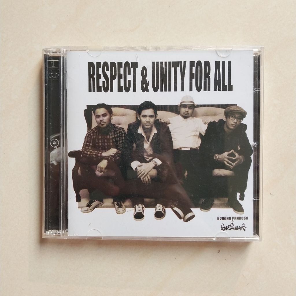 CD BONDAN PRAKOSO AND FADE2BLACK ALBUM RESPECT AND UNITY FOR ALL