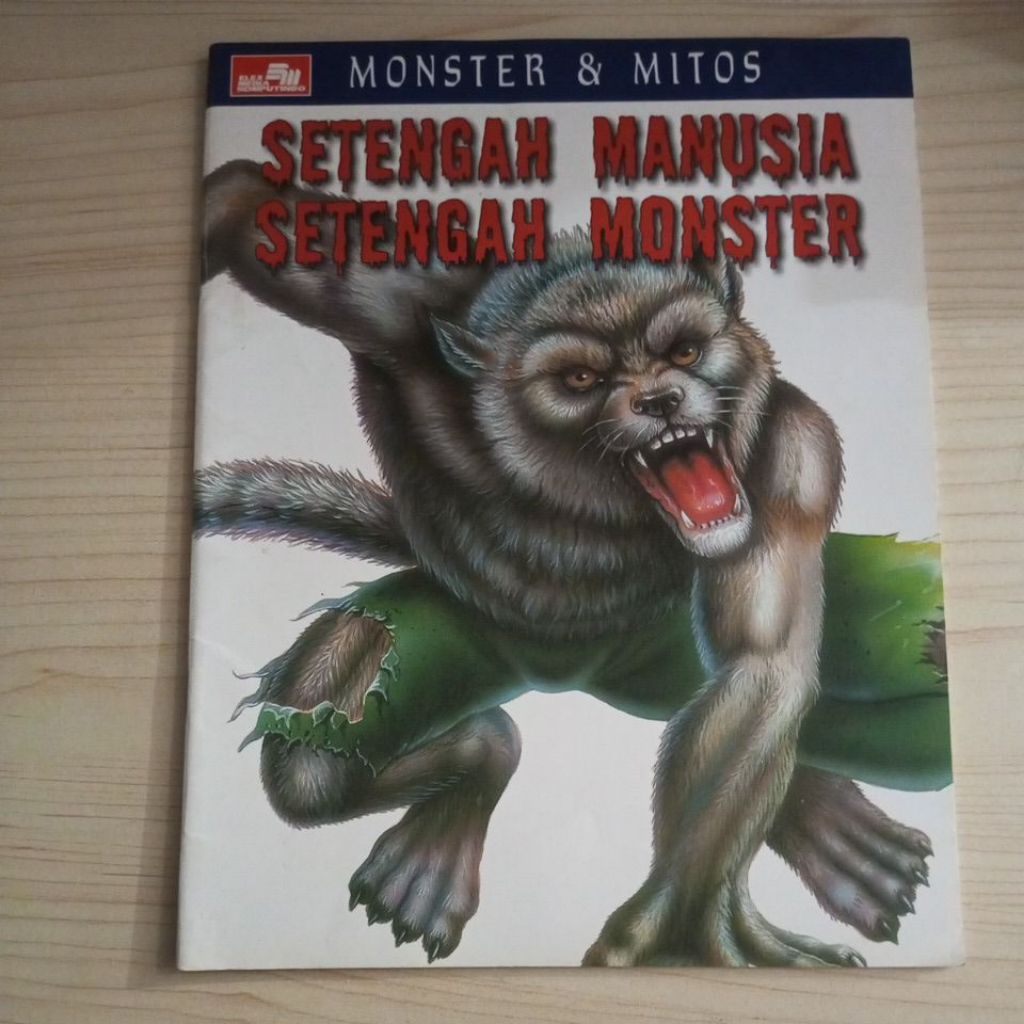 BUKU MONSTER DAN MITOS SETENGAH MANUSIA SETENGAH MONSTER