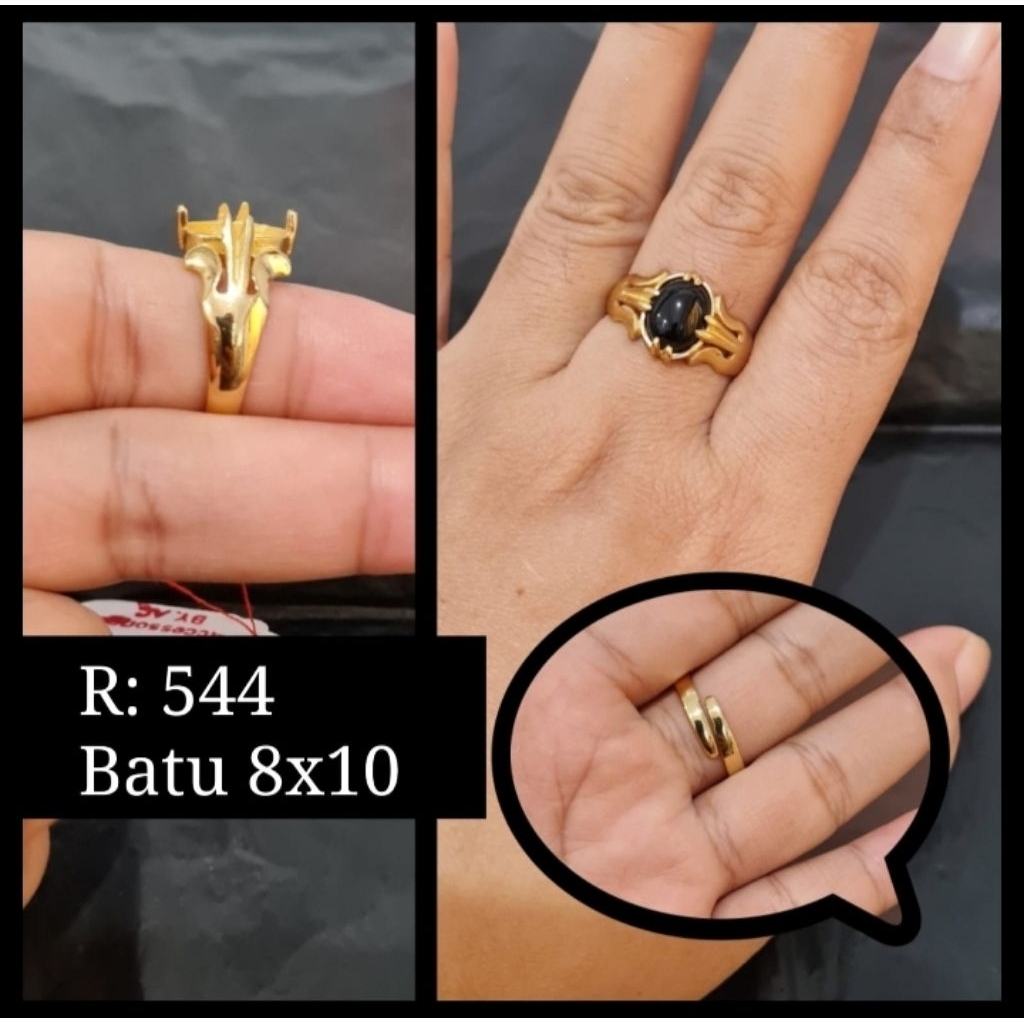 Ikat ring emban perunggu model eropa