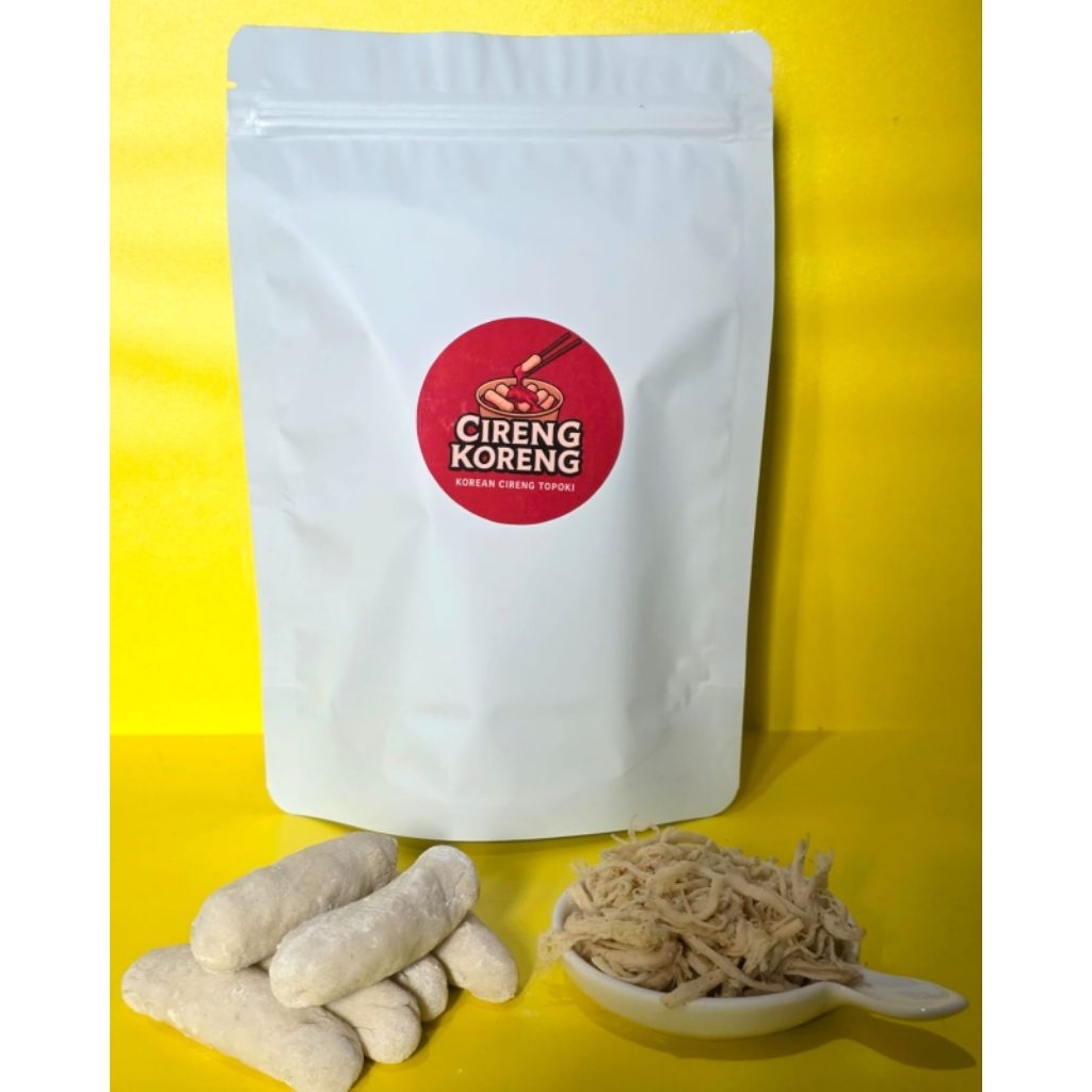 

Cireng Isi Ayam isi 10/saus topoki/saus rose/chili oil/kuah keju