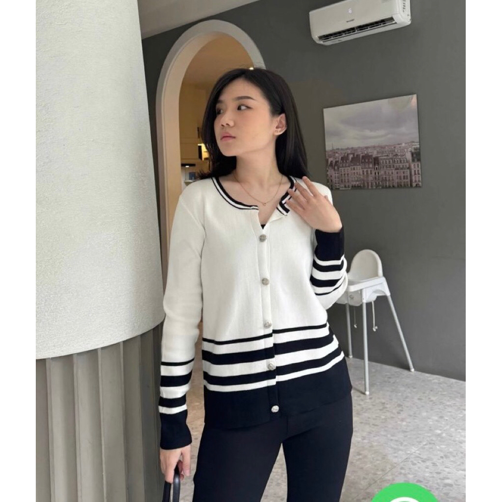 New knit cardigan by pinkdose / outer by pinkdose / cardigan rajut