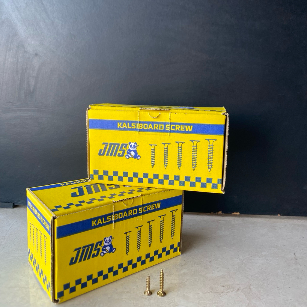 Sekrup Kalsiboard Panda @1 kotak