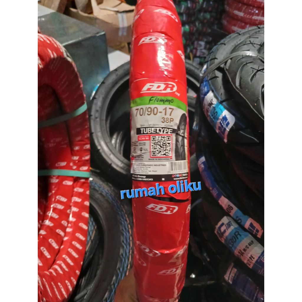 Ban Tubeless FDR Flemmo (70/90-17 | 80/90-17)