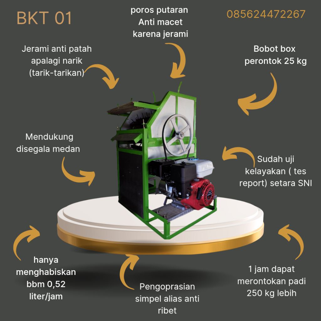 {COD} Mesin Perontok Padi || Minimalis || Portable || Mesin herek padi || Bisa Digendong