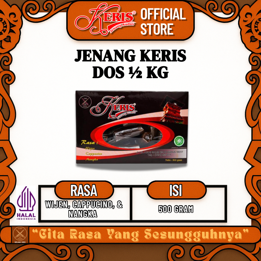 

Jenang Keris Dos 1/2 Kg