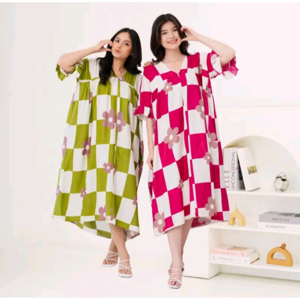Daster Rempel Dress Viral Dress Korea Wanita Baju Tidur Remaja Kekinian