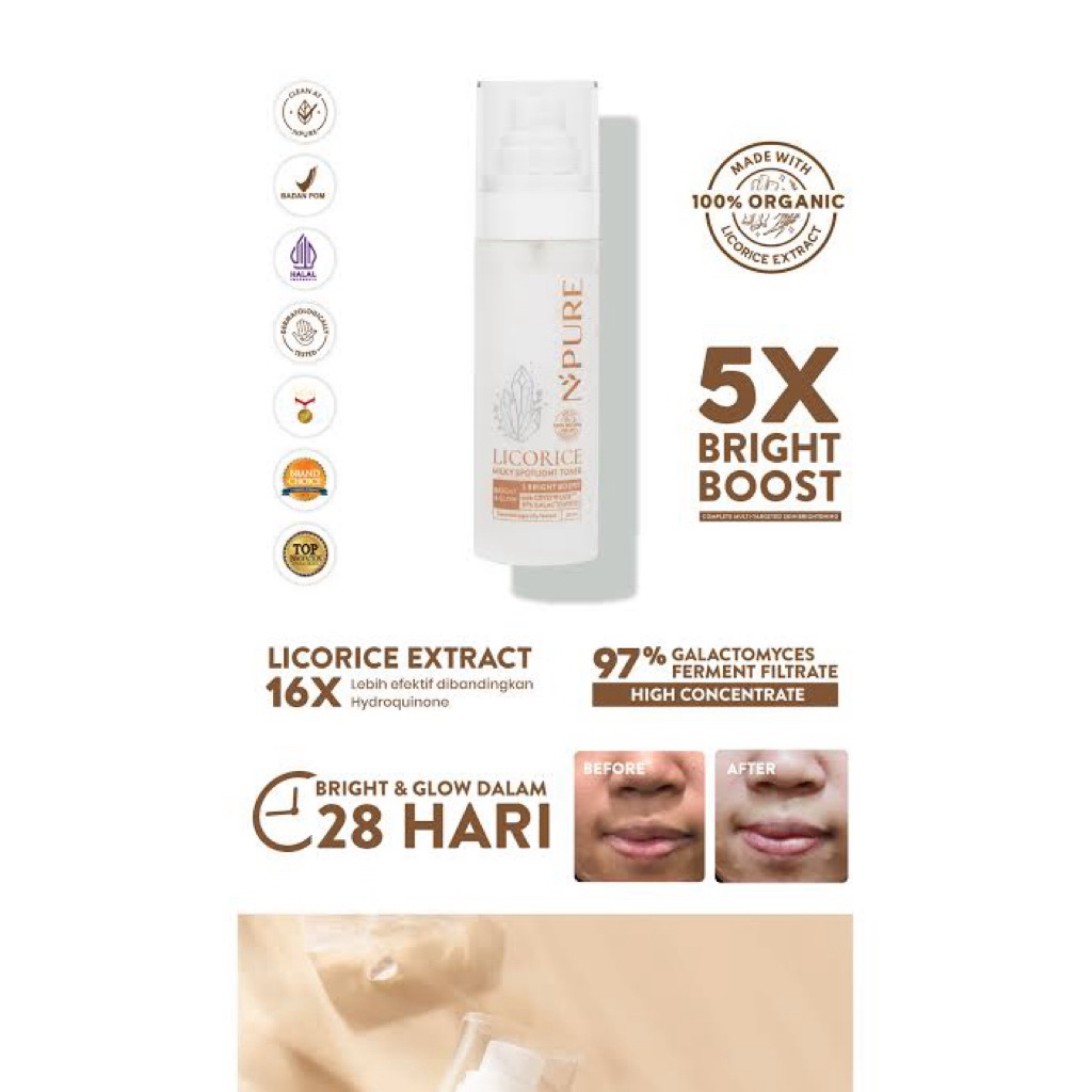 NPURE Licorice Milky Spotlight Toner