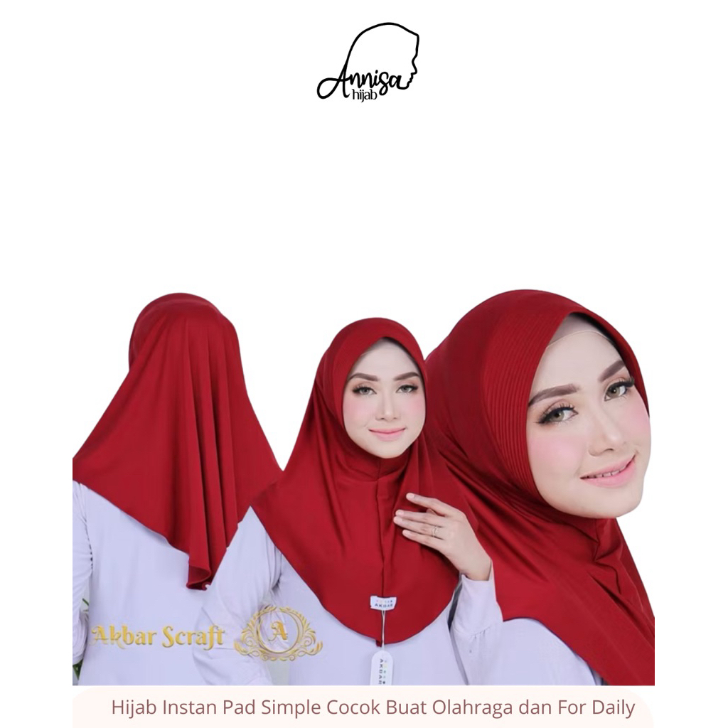 Hijab Daily Jersey Pad Dhaniya M Akbar