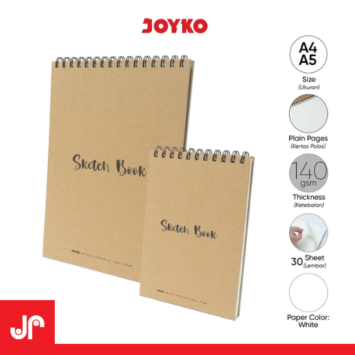 

JOYKO SKETCHBOOK BUKU SKETSA GAMBAR SKBK-745 / BUKU SKETCHBOOK JOYKO A4 A5