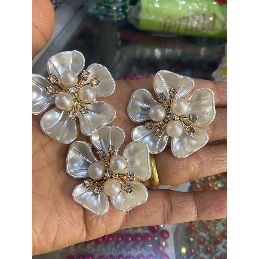 Payet bunga hiasan baju/bunga arkrilik payet arkrilik bunga