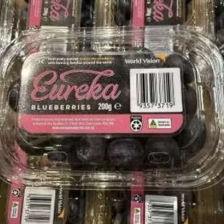 

Buah blueberry eureka jumbo manis super import Australia 200 Gram