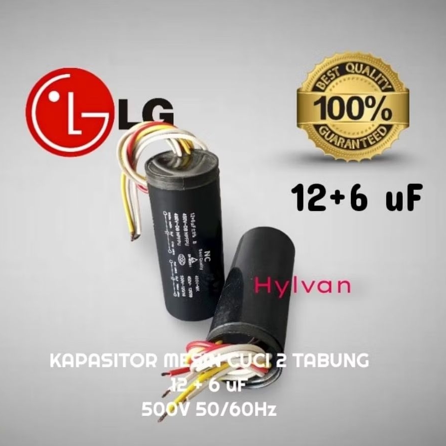 KAPASITOR MESIN CUCI 2 TABUNG LG TYPE P7000 , P1800