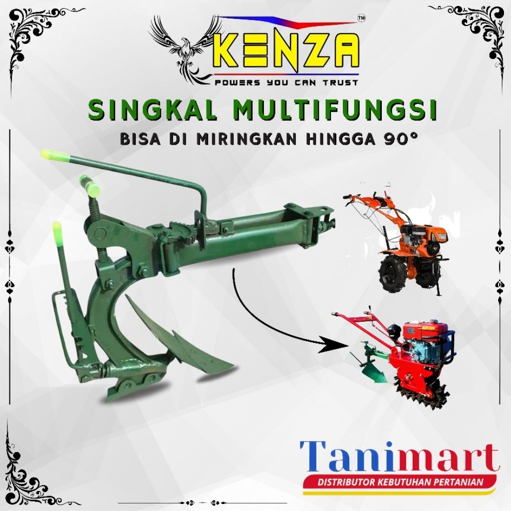SINGKAL TRAKTOR MULTIFUNGSI / SINGKAL KUPU KUPU / SINGKAL QUICK