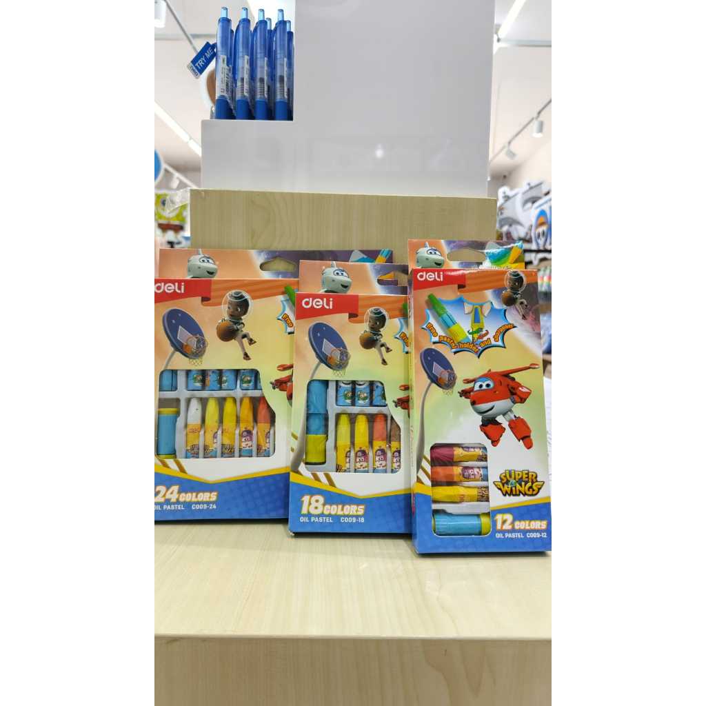 

DELI Oil Pastel Hexagon Barrel KRAYON CAT MINYAK