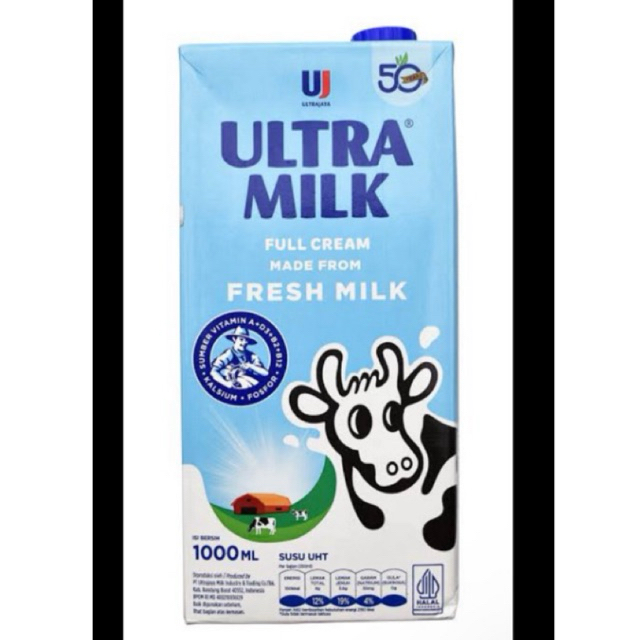 

Susu Ultra Milk 1Liter / 1000ml/coklat/full cream