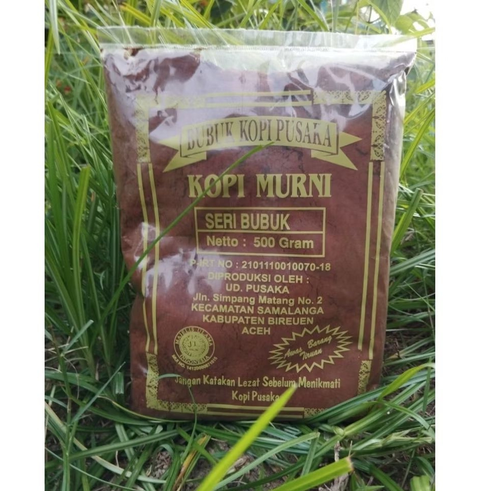 

Bubuk Kopi Halus Murni Pusaka 500 Gram