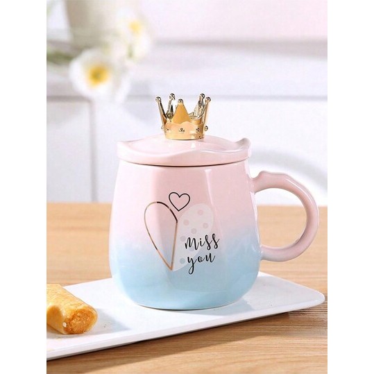 Mug keramik gradasi mahkota - Maxistore