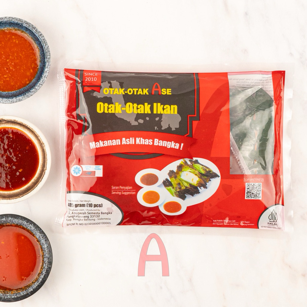 

OTAK OTAK ASE - Otak Otak Ikan Tenggiri Frozen Isi 10pcs - Frozen Food Vakum Makanan Khas Bangka