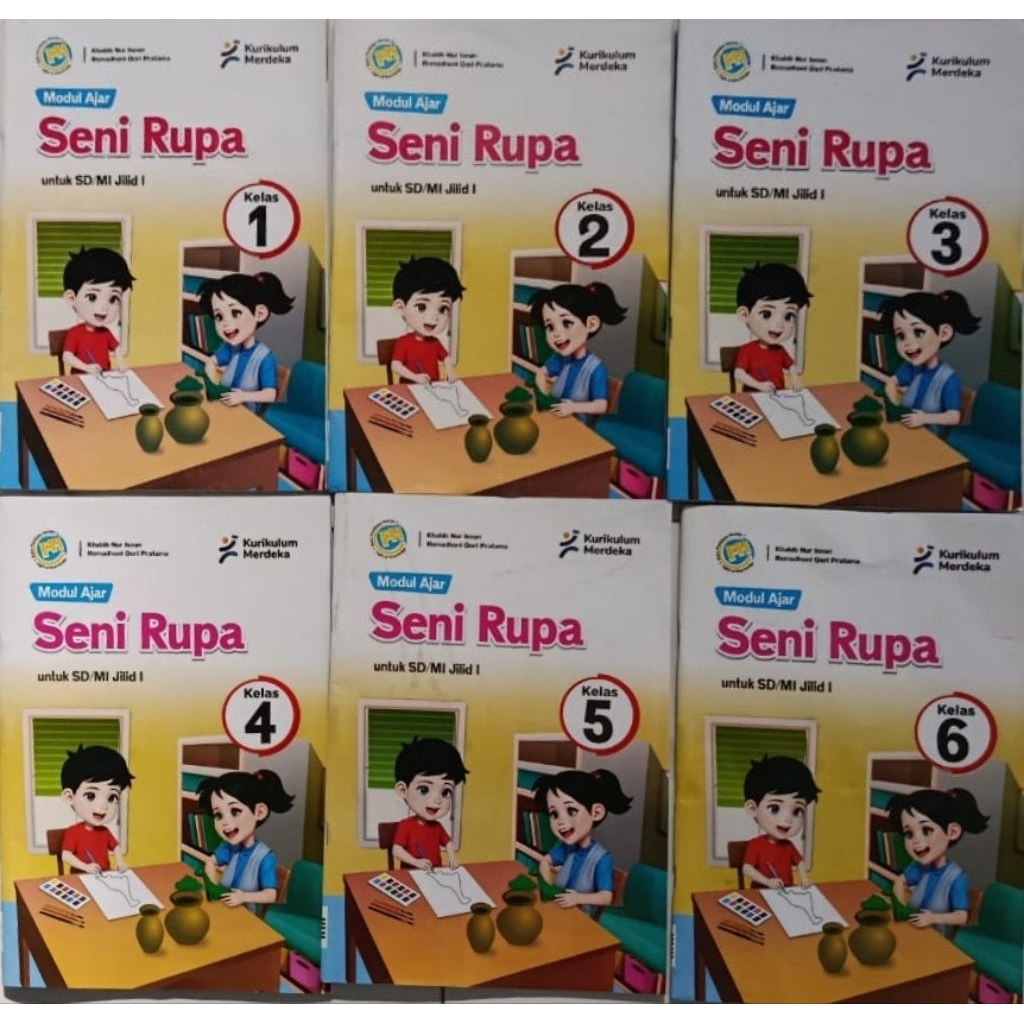 Lks Pustaka Persada Seni Rupa SD Kelas 1,3,5,6 Semester 1