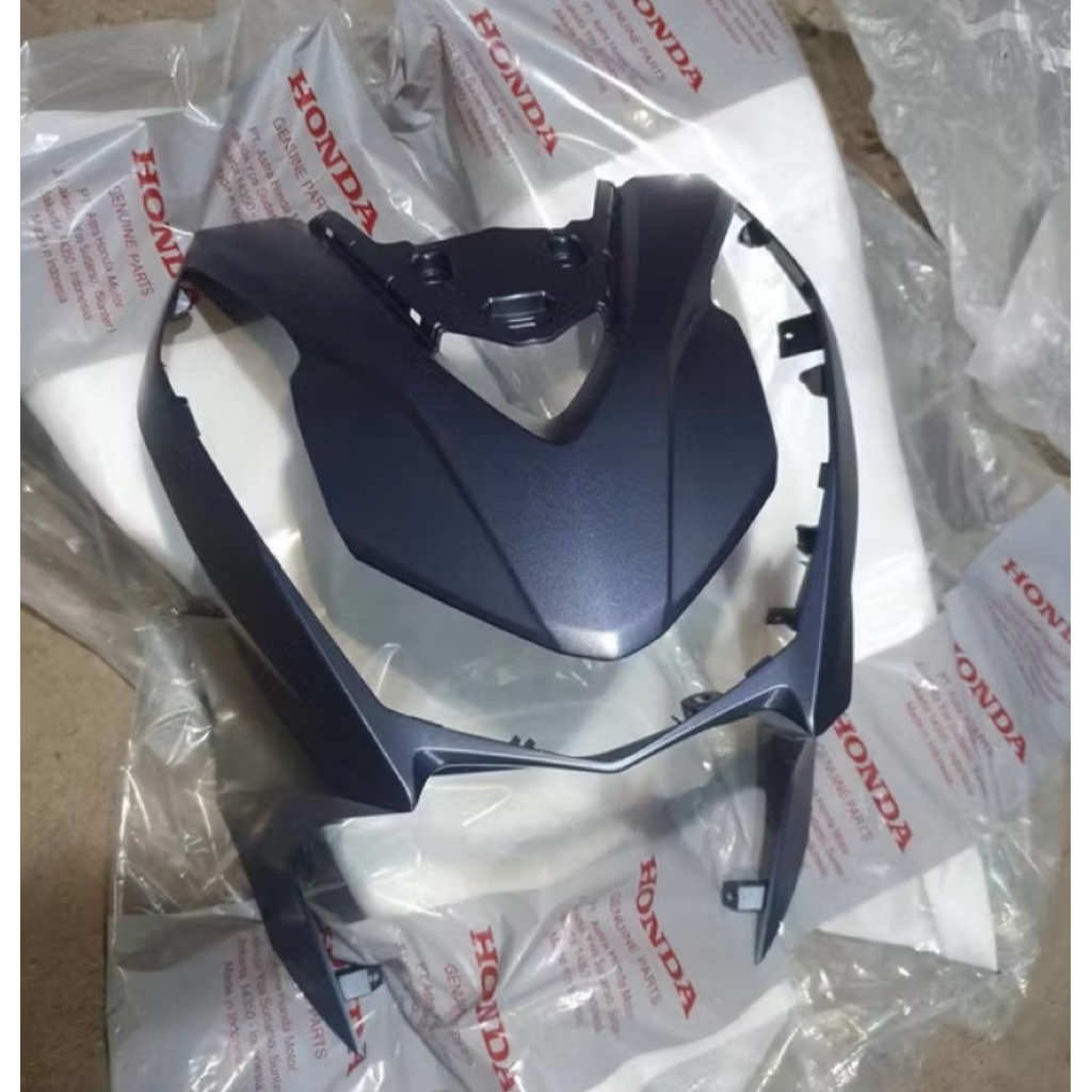 Cover Tameng Body Depan Beat Deluxe Blue Matte/Biru Doff 2020 2021 2022 2023