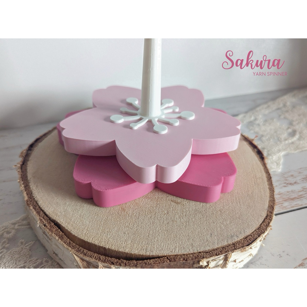 sakura Yarns spinner | Sakura Yarn Holder | Sakura Portable Yarn spinner | Crochrt yarn spinner | Ya