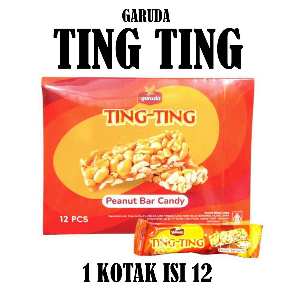 

GARUDA TING TING PEANUT BAR CANDY ISI 12