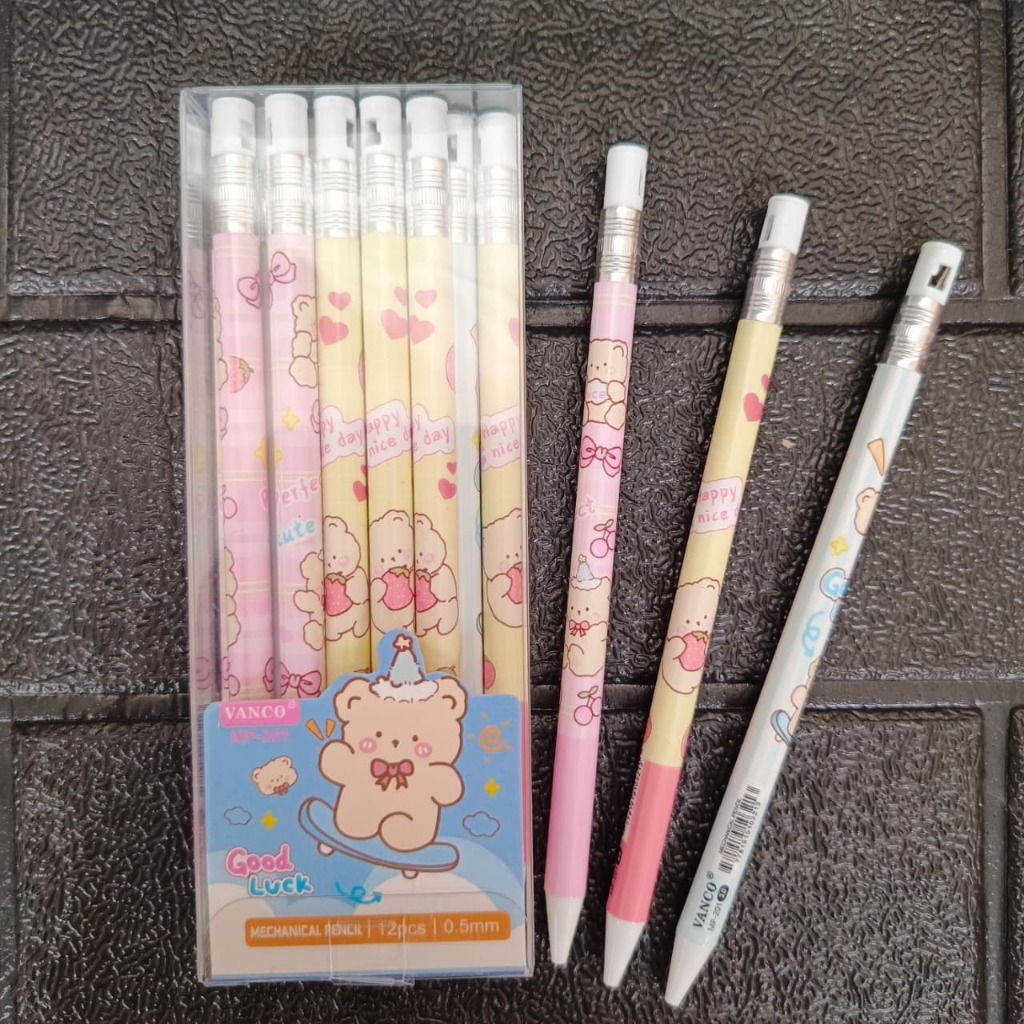 

(1PACK=12PCS) Pensil Mekanik Vanco 2.0 MP-201 (ISI BESAR)