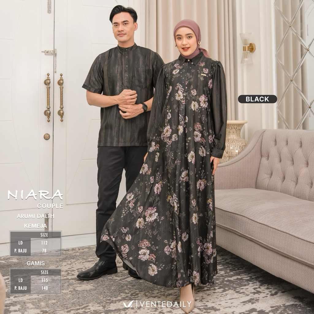 [Vican] Ventedaily - Niara Dania Arfisa Bianca Stevia Couple Hijab Sarimbit Pasangan Lebaran 2026