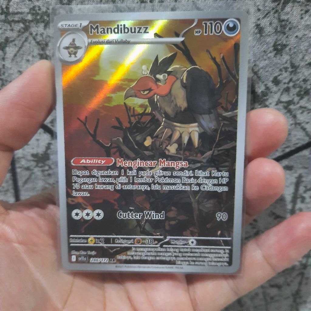 Pokemon Card Mandibuzz AR SV11S