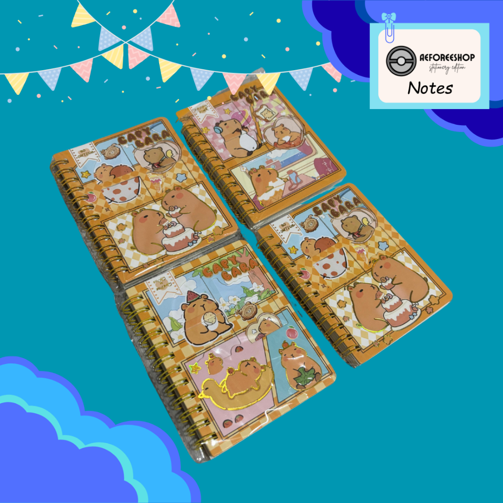 

BUKU | NOTES | TEMPAT TULIS CAPYBARA LUCU DAN KEREN IMUT SANRIO KEREN DAN BERVARIASI