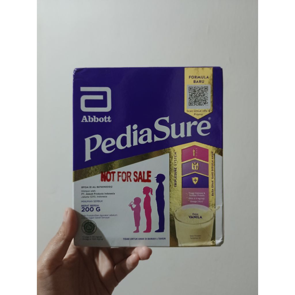 Pediasure Triplesure system Vanila 200 gr / Susu Pediasure Rasa Vanila 200 gr / Pediasure Susu Formu