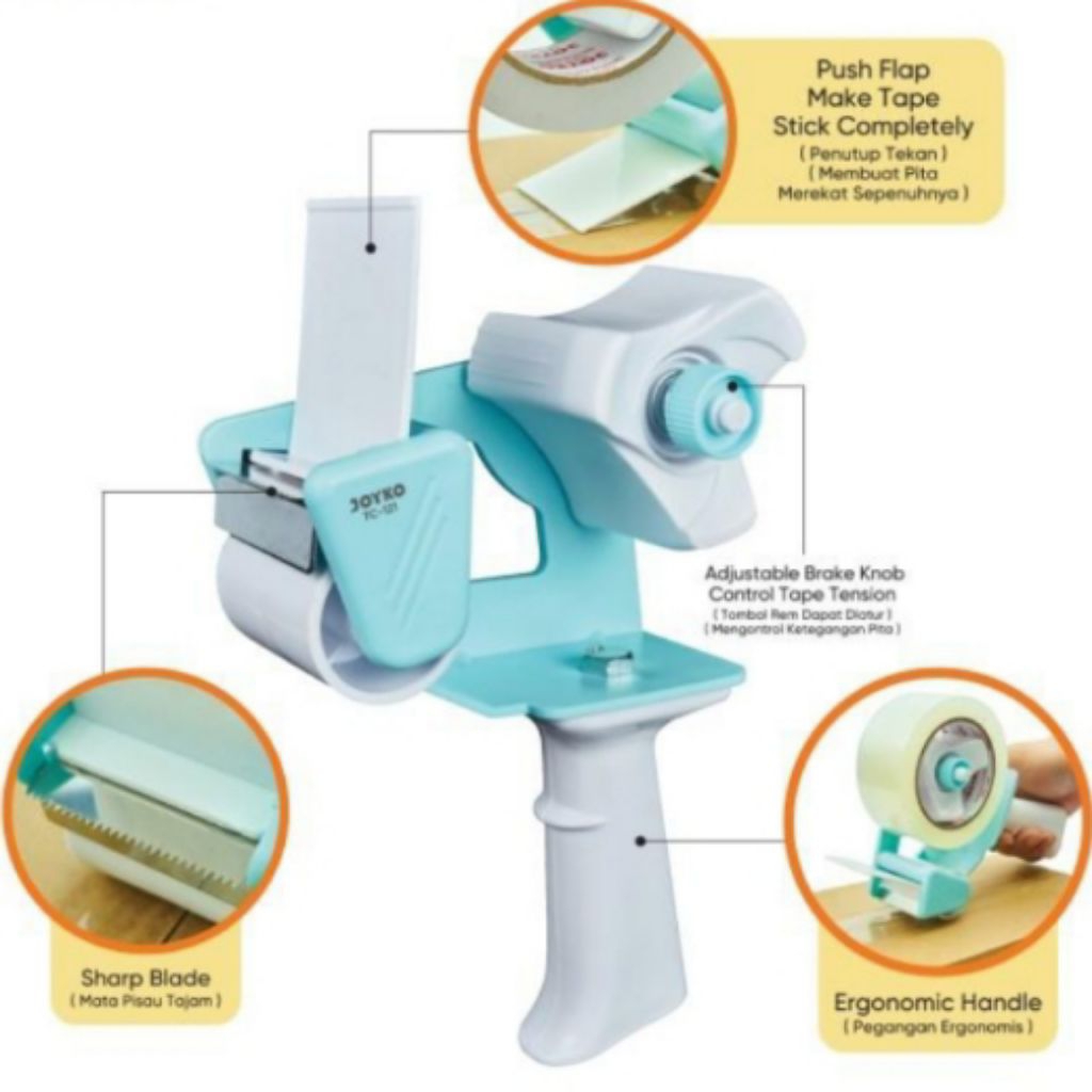 

Pemotong Pita Perekat Heavy Duty Tape Cutter Dispenser