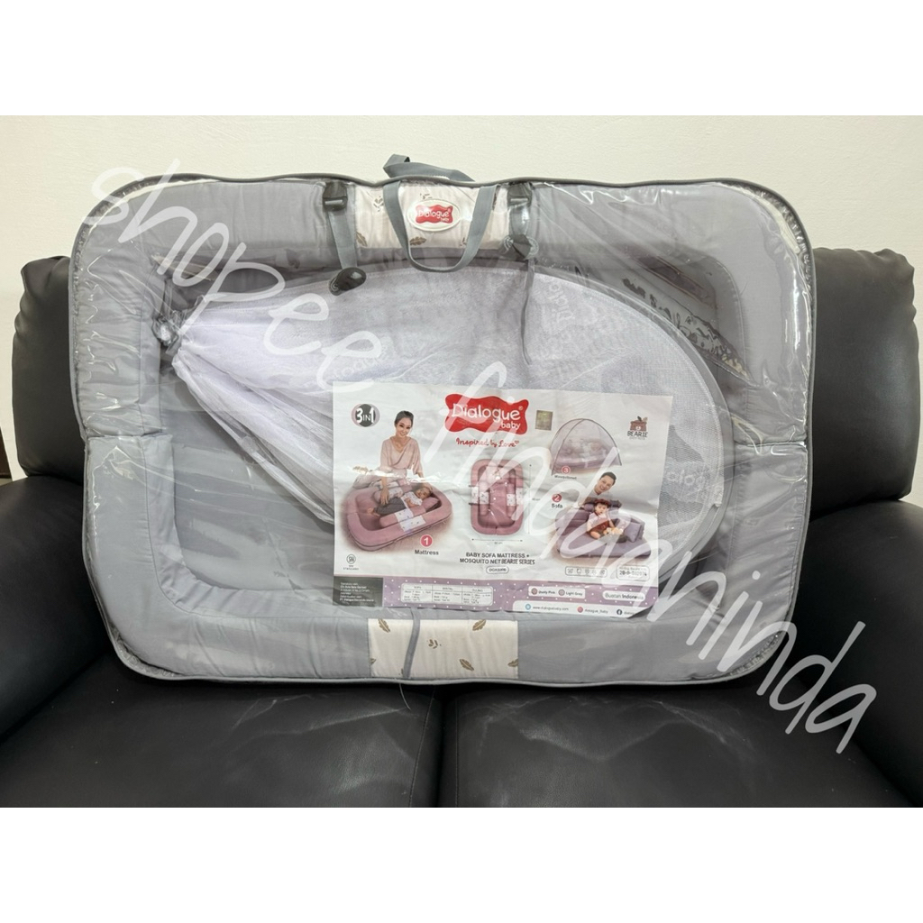 kasur tidur bayi sofa baby 3in1 kelambu dialogue matras - PRELOVED
