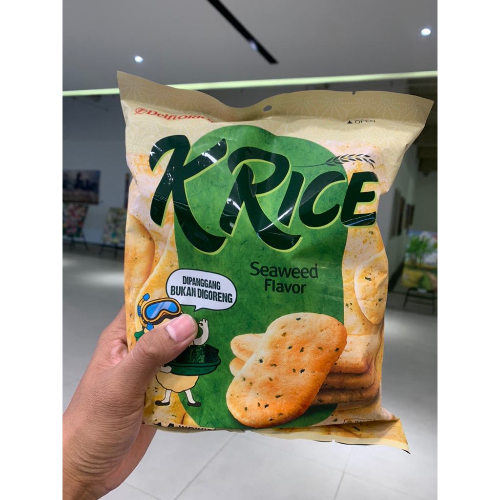 

K-Rice Snack – Varian Sweet, Cheese Potato, dan Seaweed