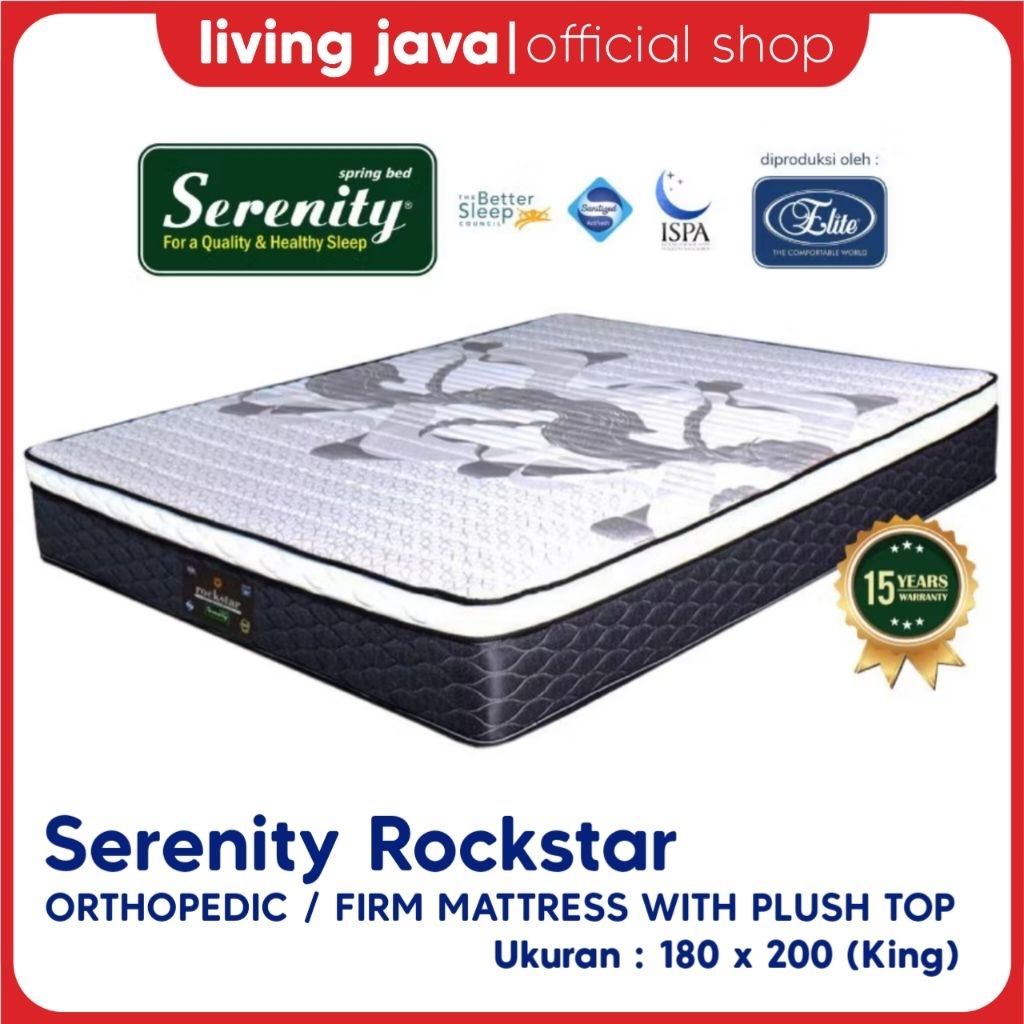 Kasur Busa Rebonded 180x200 Kasur Busa Rebonded Rockstar (mattress only)