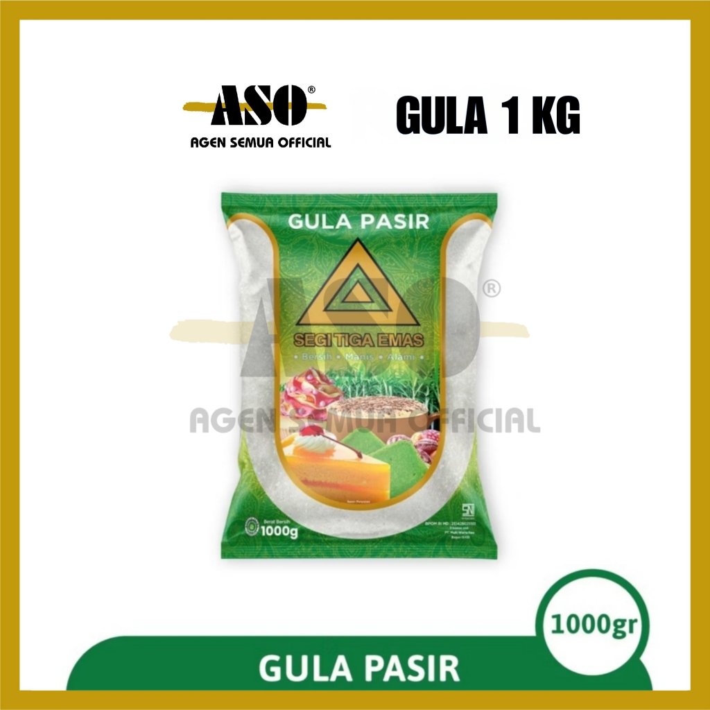 

GULA PASIR SEGITIGA EMAS 1KG PROMO !!!