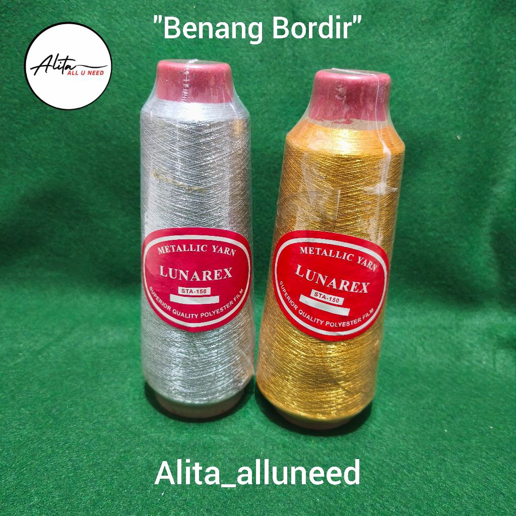 Benang Bordir Lunarex/ Benang Metalik Lunarex
