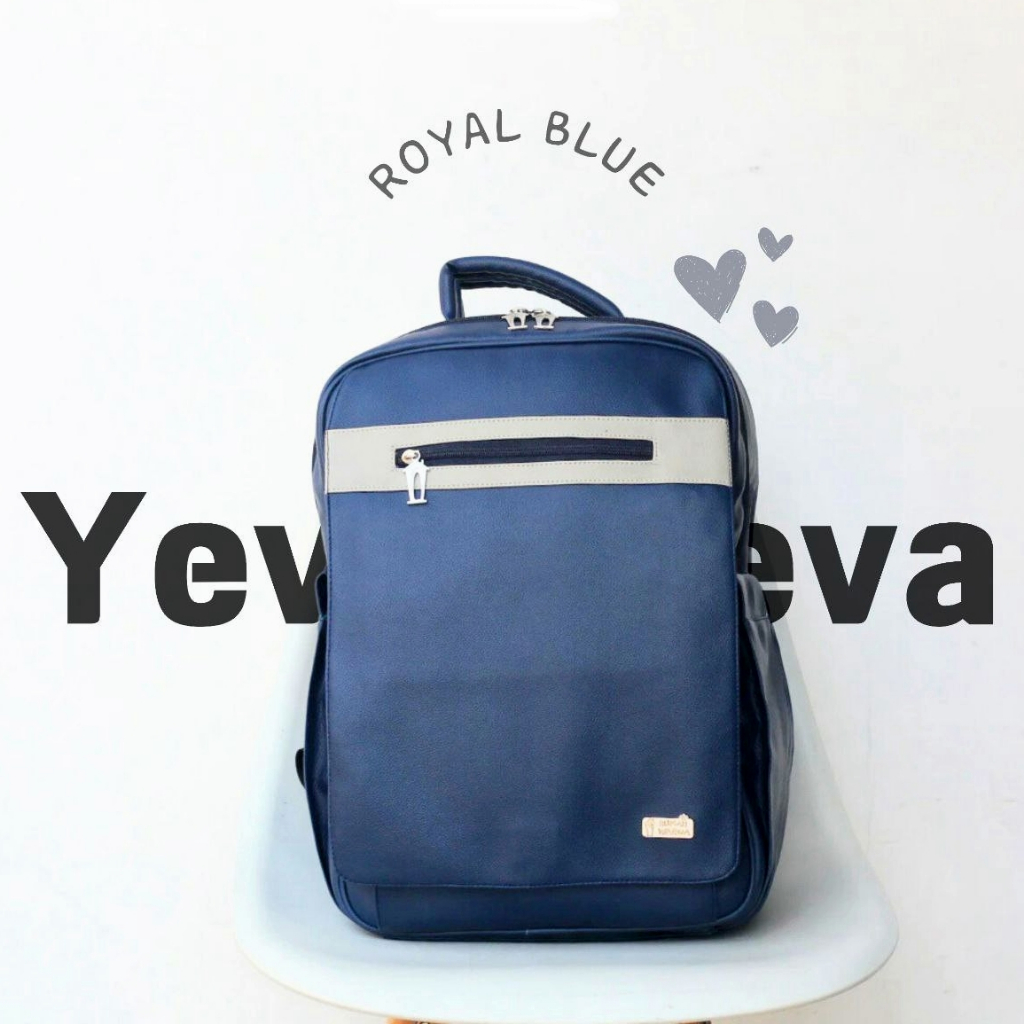 Rumah Warna Tas Ransel Tas Laptop 15 inci 28 x 12.5 x 40 Yeva Royal Blue