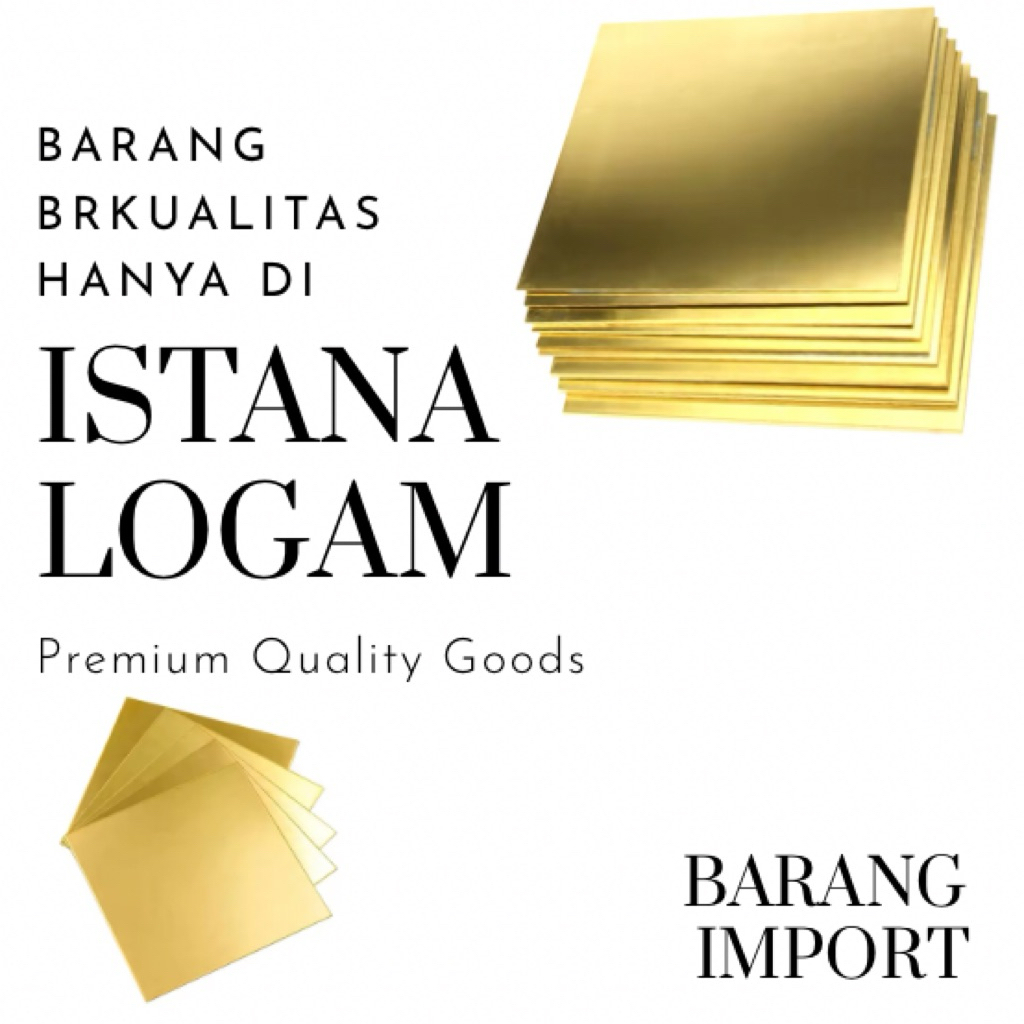 Plat Kuningan 1mm x 2cm x 30cm