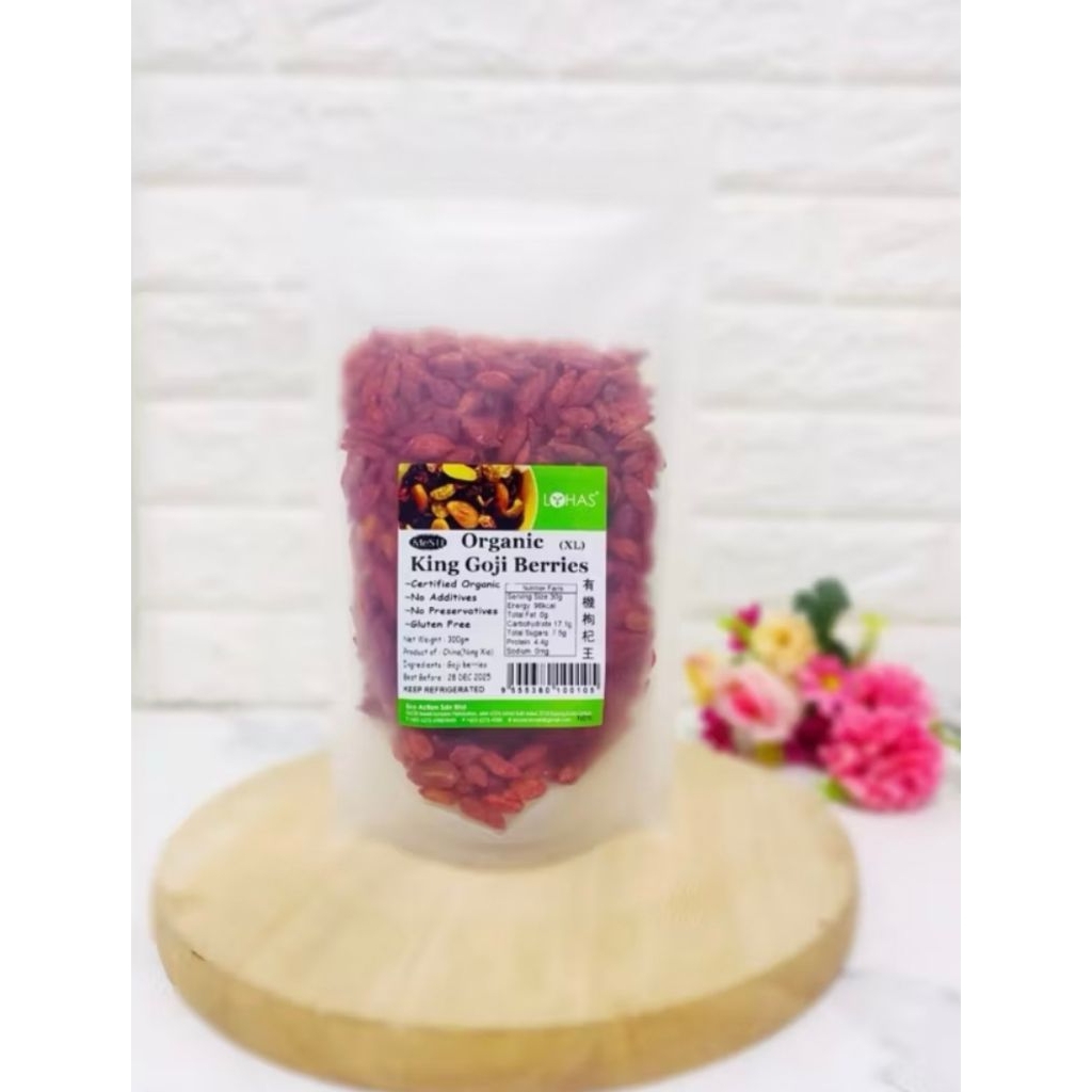 

Lohas Organic King Gojiberry/Kici Organik Jumbo Size 300gr