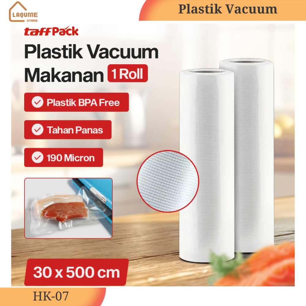 Plastik Vakum Makanan Emboss Roll / Vacuum Bag Roll / Vakum Bag Bening,Makanan Frozen Food TERMURAH