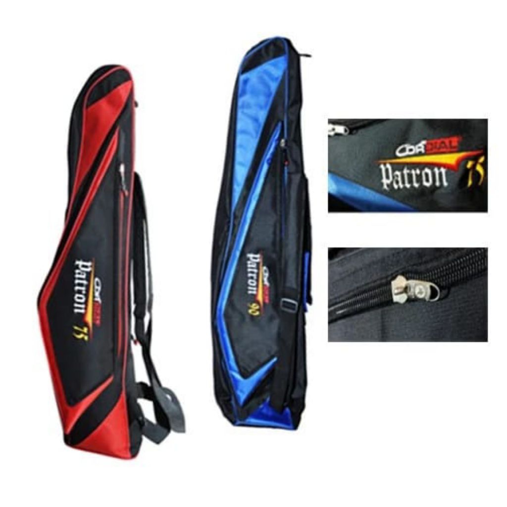 Tas Cordial PATRON I Back Pack I Soft Rod Bag I 75cm 90cm 100cm 120cm I Tas Joran | Tas pancing | Al