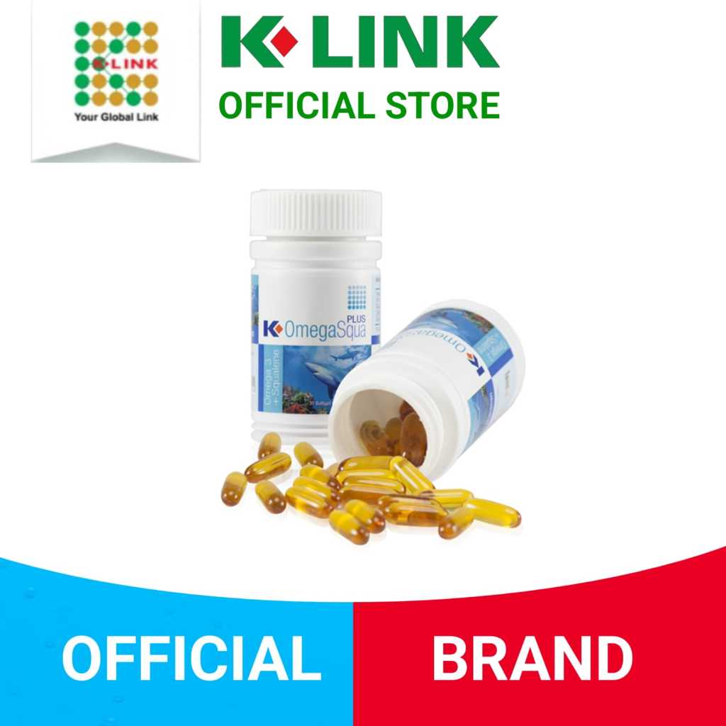 𝗢𝗥𝗜𝗚𝗜𝗡𝗔𝗟 | Minyak ikan omega squa k link.K omega squa plus original 100%.Omegasqua klink original.mi