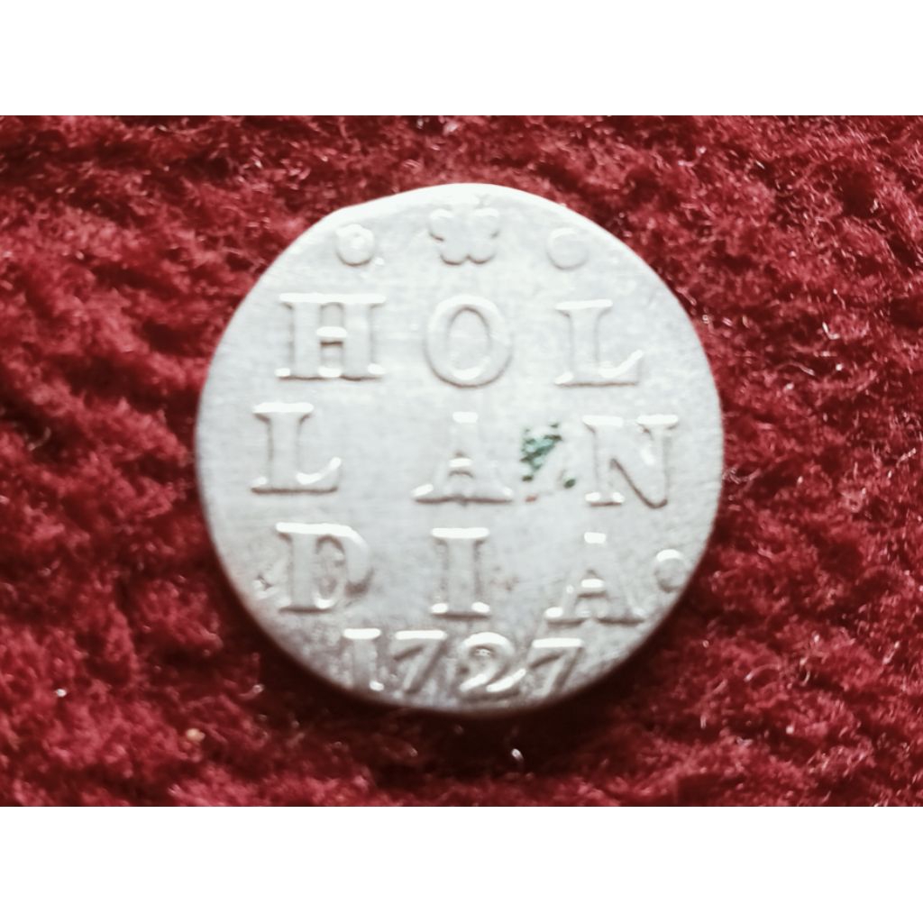 2 stuiver koin holandia 1727