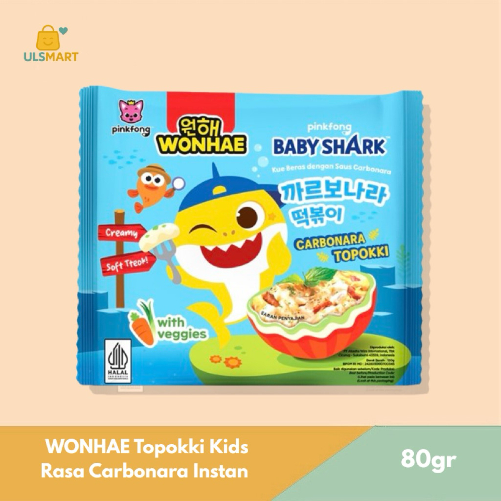

WONHAE Topokki Kids Rasa Carbonara Instan 80 g