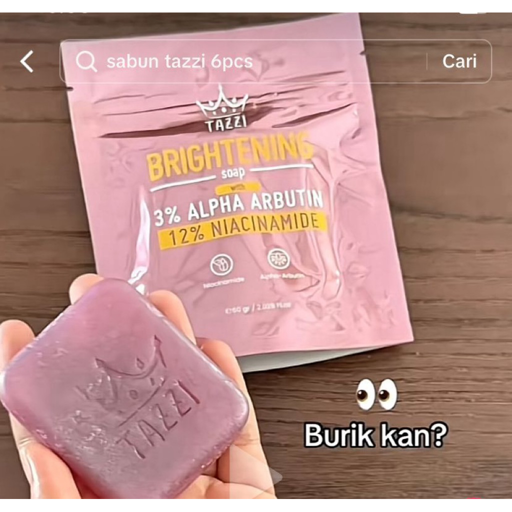 sabun burik tazzi/ sabun tazzi