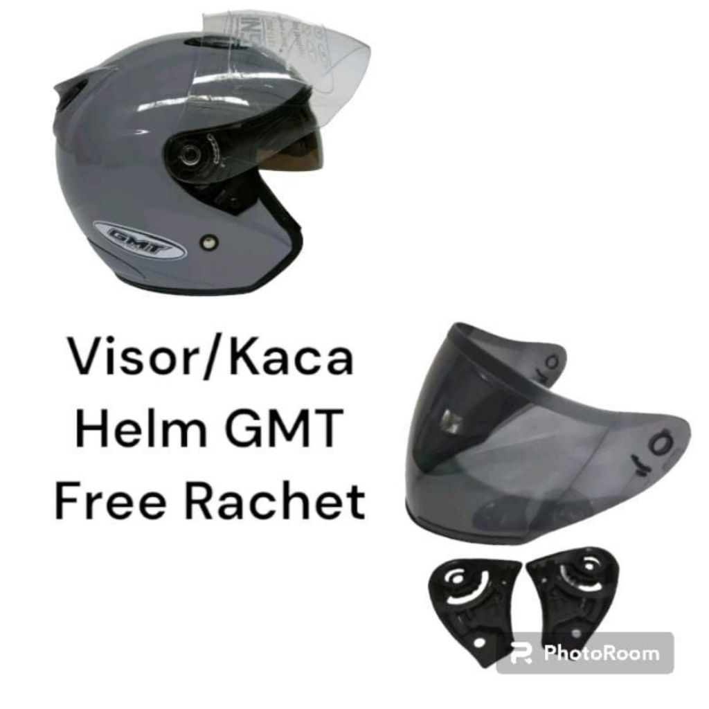 Kaca Helm GMT ( Kaca helm GMT) Visor Helm FREE RACHET