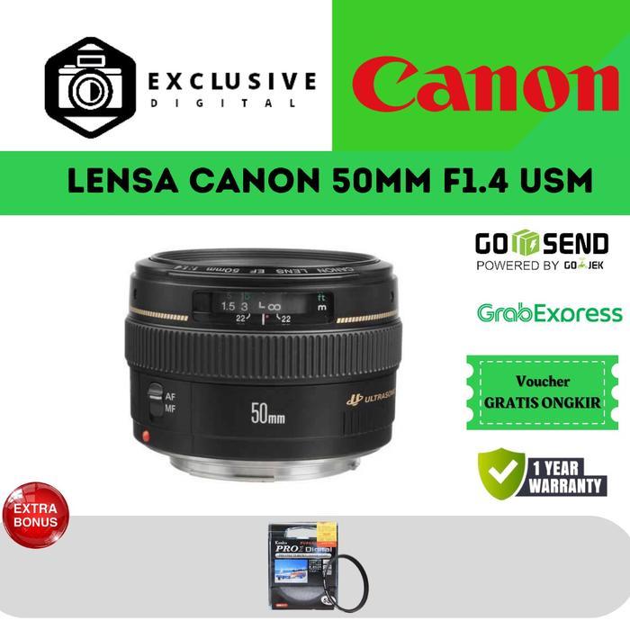 LENSA CANON EF 50MM F1.4 USM / CANON EF 50MM F1.4 USM